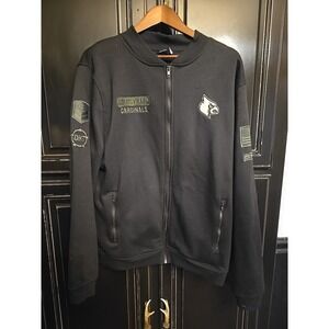 Louisville Cardinals XL Zip-up Colosseum American Flag Jacket